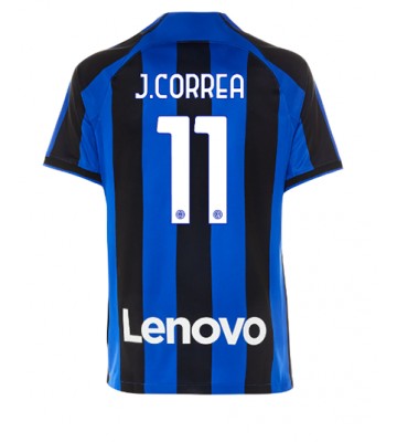 Inter Milan Joaquin Correa #11 Hjemmedrakt 2022-23 Kortermet